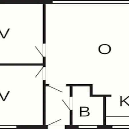 Casa de Férias 4 Person On A In Blåvand